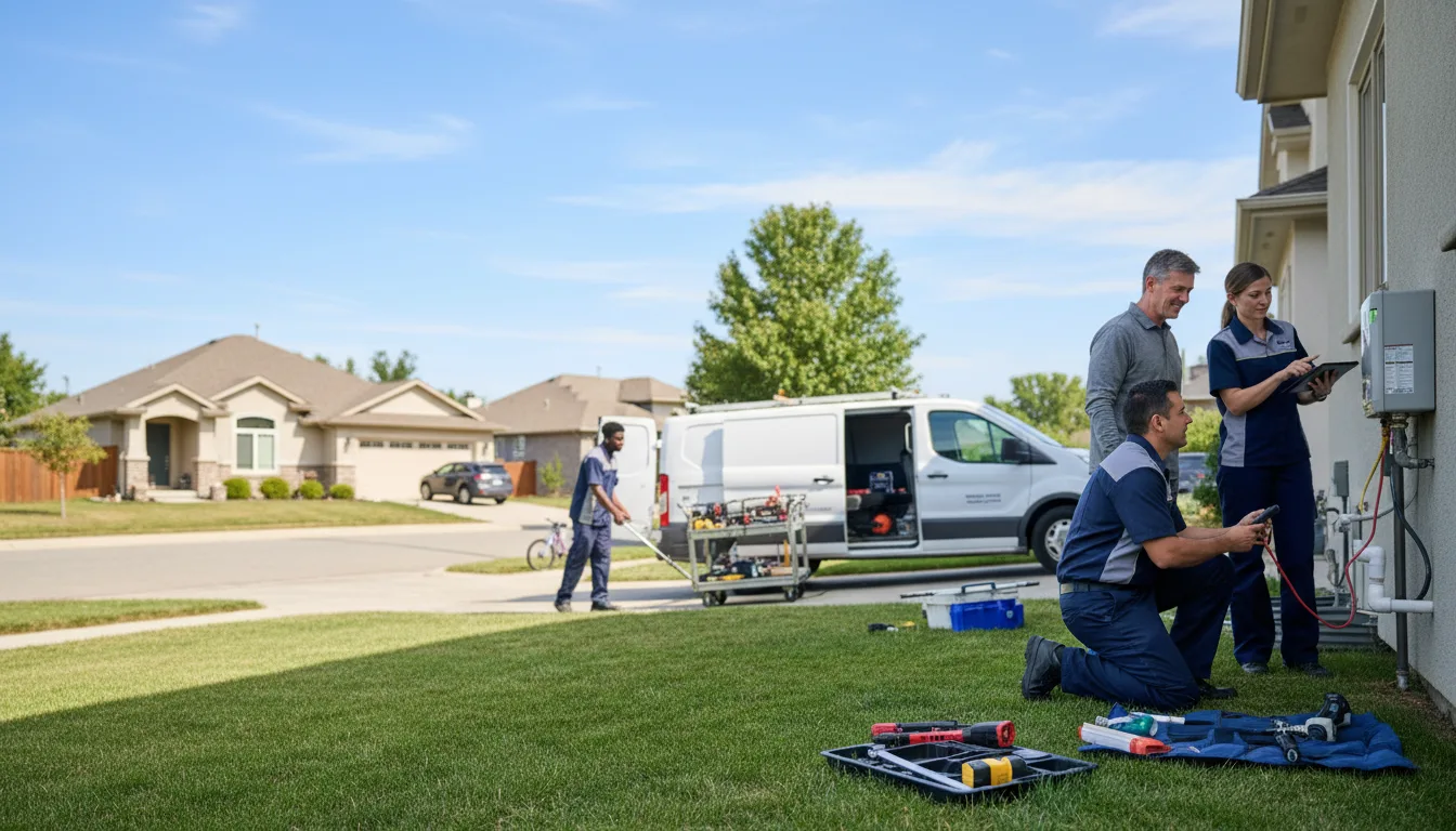 Tankless water heater service in Polo, IL